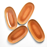 Plat de service L | Terracotta sienna
