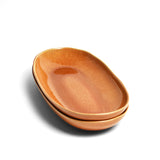 Plat de service L | Terracotta sienna