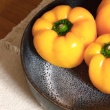 Plat de service rond | Noir écume