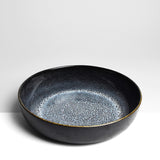 Plat de service rond | Noir écume