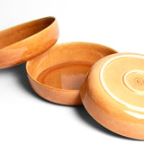 Plat de service rond | Terracotta sienna