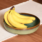 Plat de service rond | Vert rivage