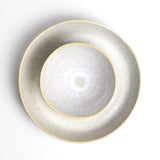 Plat de service rond | Blanc audacieux