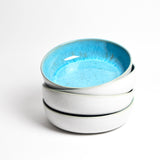 Plat de service rond | Bleu água