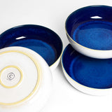 Plat de service rond | Bleu odyssée