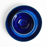 Plat de service rond | Bleu odyssée