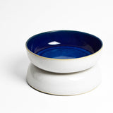 Plat de service rond | Bleu odyssée