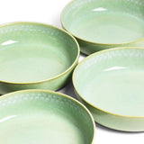 Plat de service rond | Vert audacieux