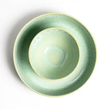 Plat de service rond | Vert audacieux