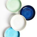 Plat de service rond | Bleu odyssée