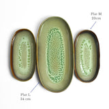 Plat de service M | Vert rivage