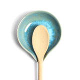 Repose cuillère | Bleu água