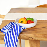 Plat de service rond | Blanc audacieux