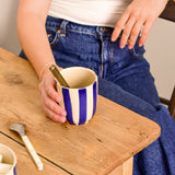 Tasse moyenne | Bleu Linhas