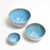 Grand bol rond | Bleu água