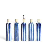 Bouteille d'huile | Bleu Linhas