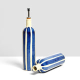 Bouteille d'huile | Bleu Linhas