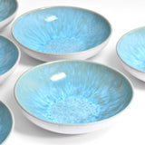 Assiette creuse | Bleu água