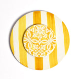 Dessous de plat | Jaune Linhas