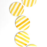 Dessous de plat | Jaune Linhas