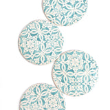 Dessous de plat | Vert d'eau Azulejos