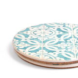 Dessous de plat | Vert d'eau Azulejos