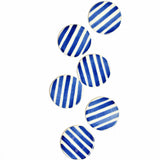 Dessous de verre | Bleu Linhas