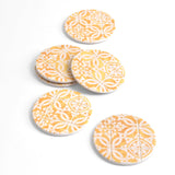 Dessous de verre | Jaune Azulejos