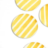 Dessous de verre | Jaune Linhas