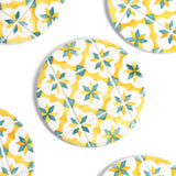 Dessous de verre | Jaune & Vert Azulejos
