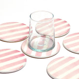 Dessous de verre | Rose Linhas