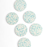 Dessous de verre | Vert d'eau Azulejos