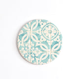 Dessous de verre | Vert d'eau Azulejos