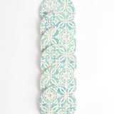 Dessous de verre | Vert d'eau Azulejos