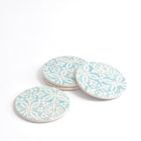 Dessous de verre | Vert d'eau Azulejos