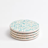 Dessous de verre | Vert d'eau Azulejos