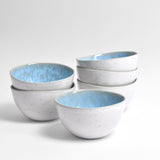 Grand bol rond | Bleu água