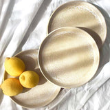 Grande assiette | Jaune sable