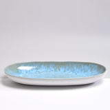 Plat de service L | Bleu água