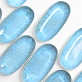 Plat de service M | Bleu água