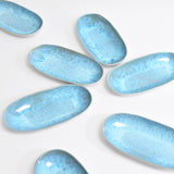 Plat de service M | Bleu água