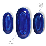 Plat de service M | Bleu odyssée