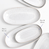 Plat de service M | Blanc audacieux