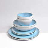 Service pour 2 | Bleu água