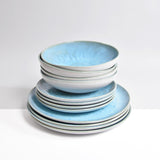 Service pour 4 | Bleu água