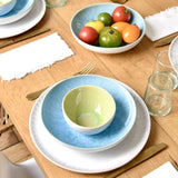 Assiette creuse | Bleu água