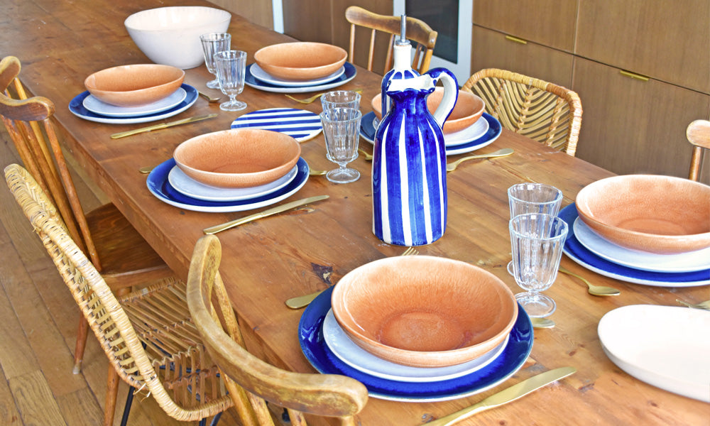 Une table printanière éclatante