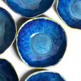 Assiette creuse Onda | Bleu abyssal