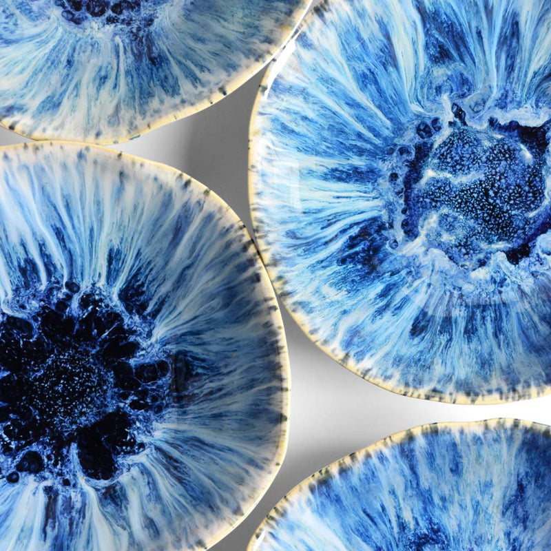 Assiette creuse Onda | Bleu écume