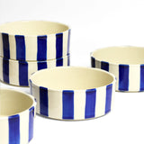 Assiette creuse | Bleu Linhas